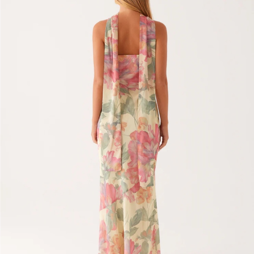 Peppermayo maxi dress- yellow peony - Picture 3 of 8